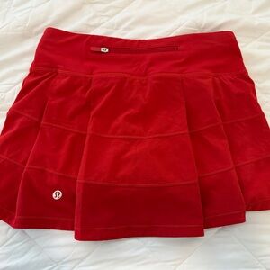 lululemon pace rival skirt (short)